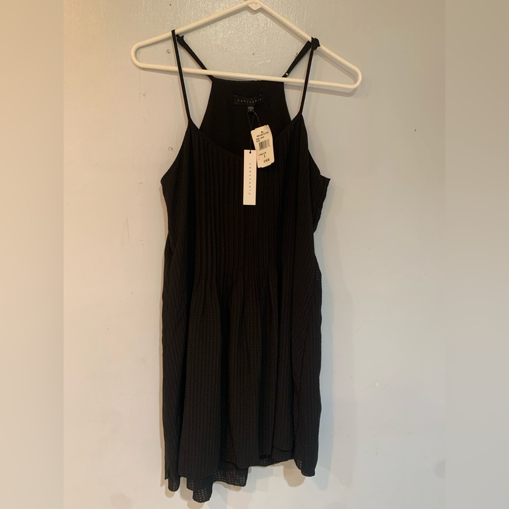 Black halter top sundress